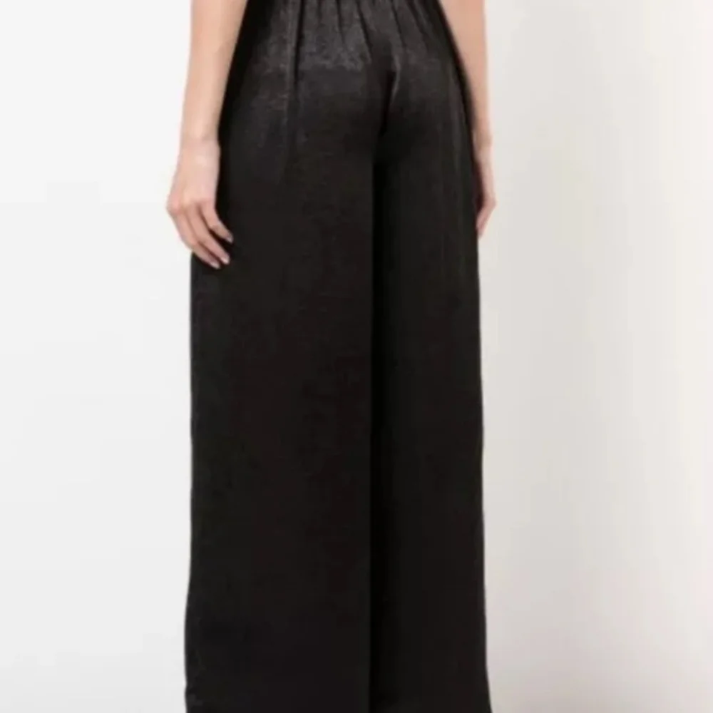 Misa Los Angeles Black Flowing Wide-Leg Pants - Picture 4 of 8